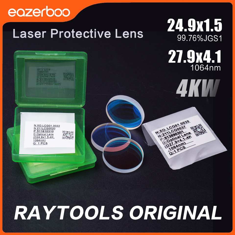 Industrial Fiber Laser - Raytools Laser Protection Lens 27.9x4.1 24.9x1.5