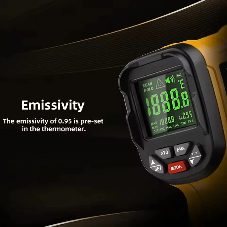 Industrial Laser Thermometer Gun - BSIDE H3 Infrared Thermometer Gun -50~1400°C