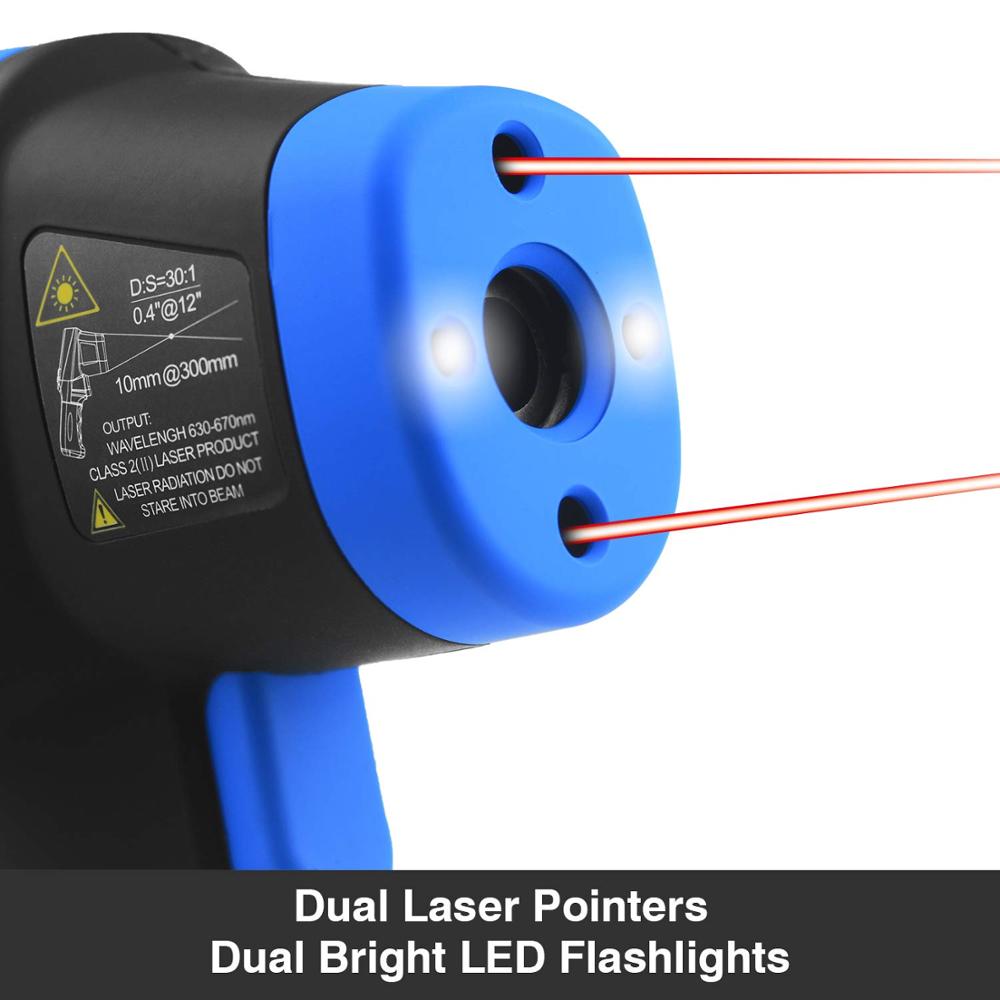 -50℃ to 1500℃ Laser Thermomete - Industrial Laser Thermometer Gun incelemesi ve fiyatı