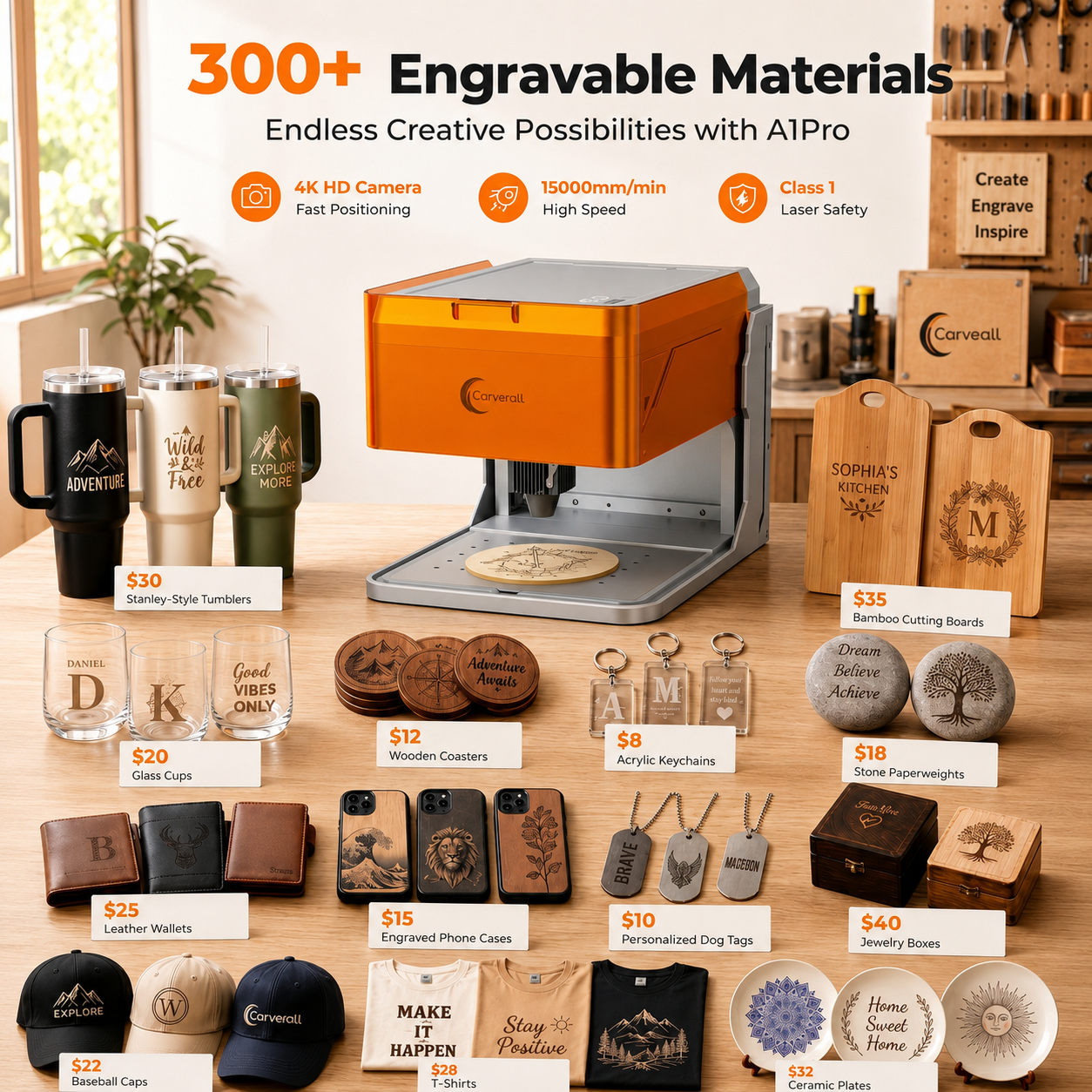 Carverall A1PRO Desktop Laser  - Industrial Laser Cutting incelemesi ve fiyatı