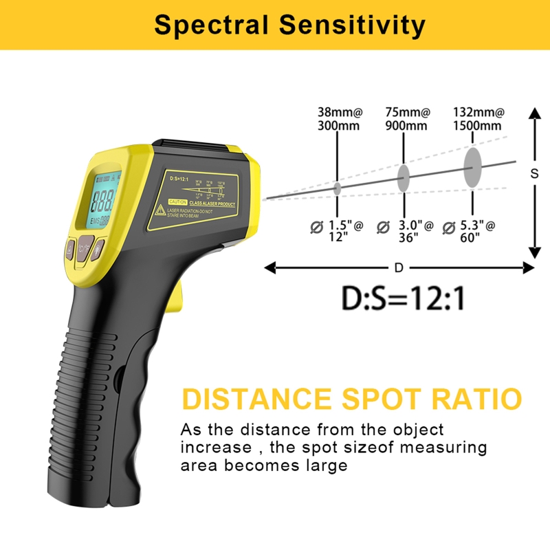 GM320S Thermometer -50~600℃ No - Industrial Laser Pointer incelemesi ve fiyatı