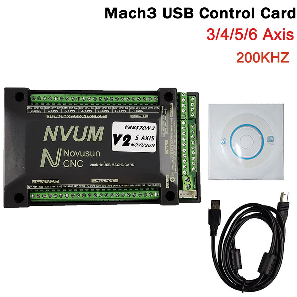 NVUM Mach3 USB Card 200KHz CNC - Breakout Board Mach3 incelemesi ve fiyatı