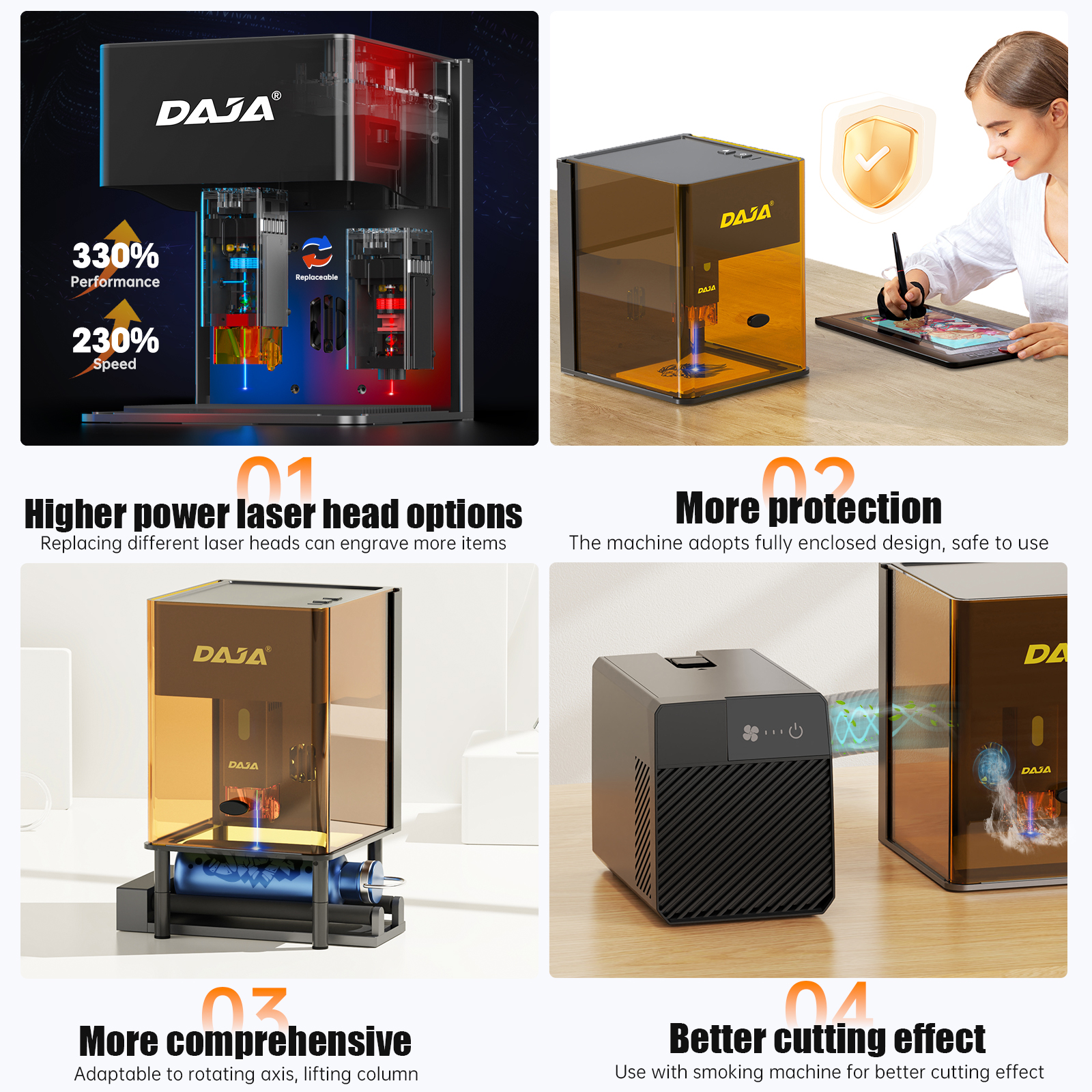 DAJA DJ6 Pro Mini Laser Engrav - Acrylic Cutting Machine incelemesi ve fiyatı