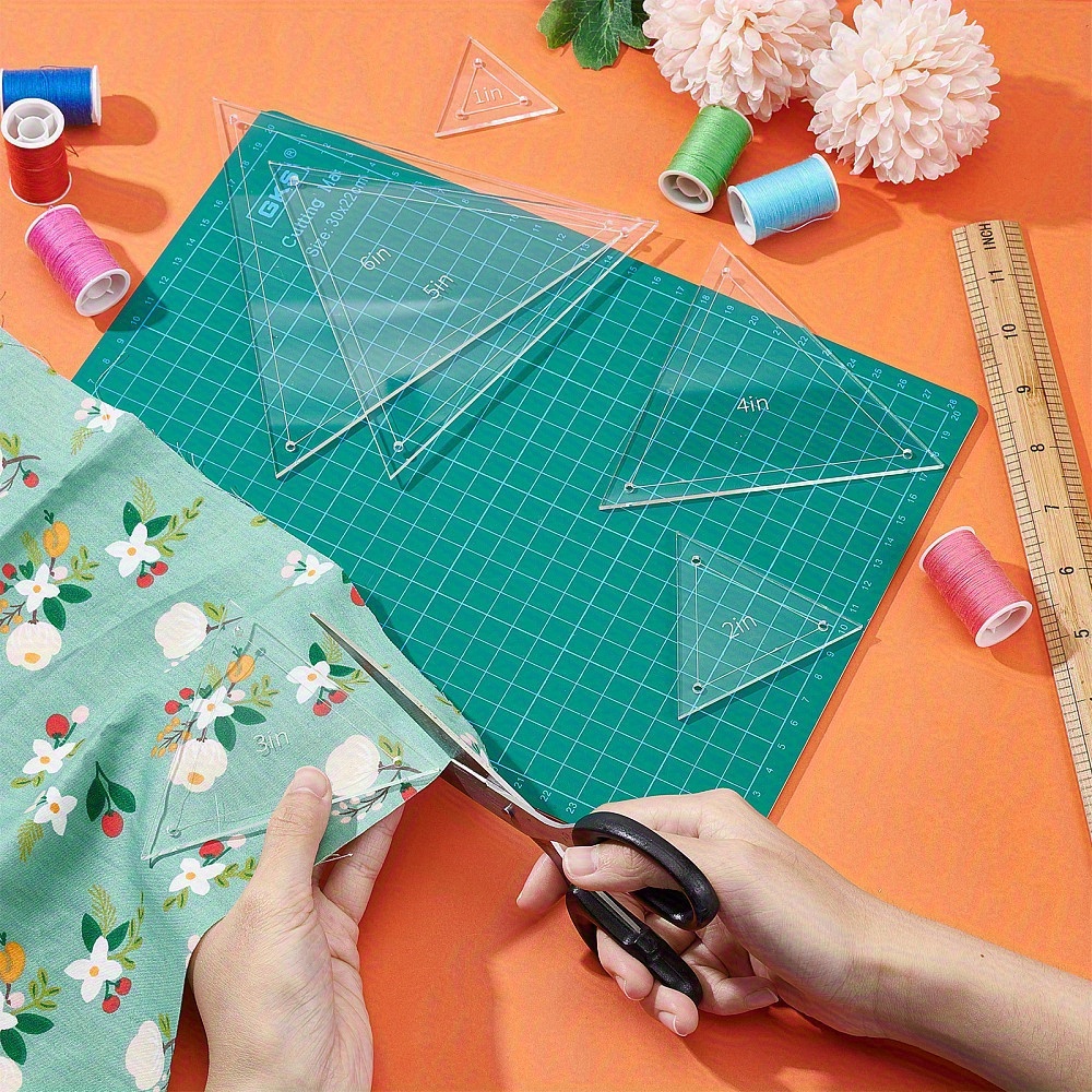 6pcs Acrylic Patchwork Triangl - Acrylic Cutting Machine incelemesi ve fiyatı