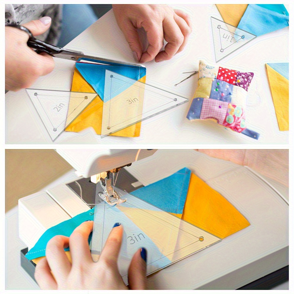 6pcs Acrylic Patchwork Triangl - Acrylic Cutting Machine incelemesi ve fiyatı