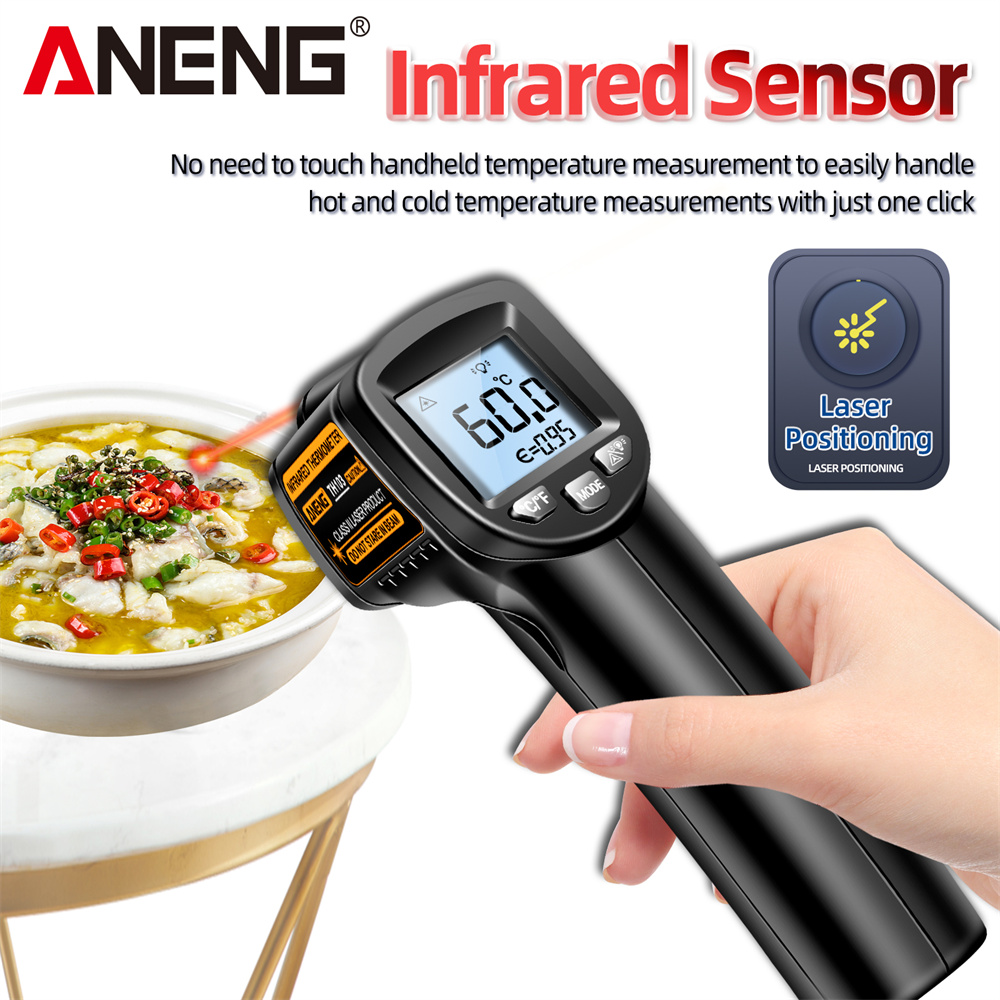Infrared Laser Thermometer Ind - Industrial Laser Thermometer Gun incelemesi ve fiyatı