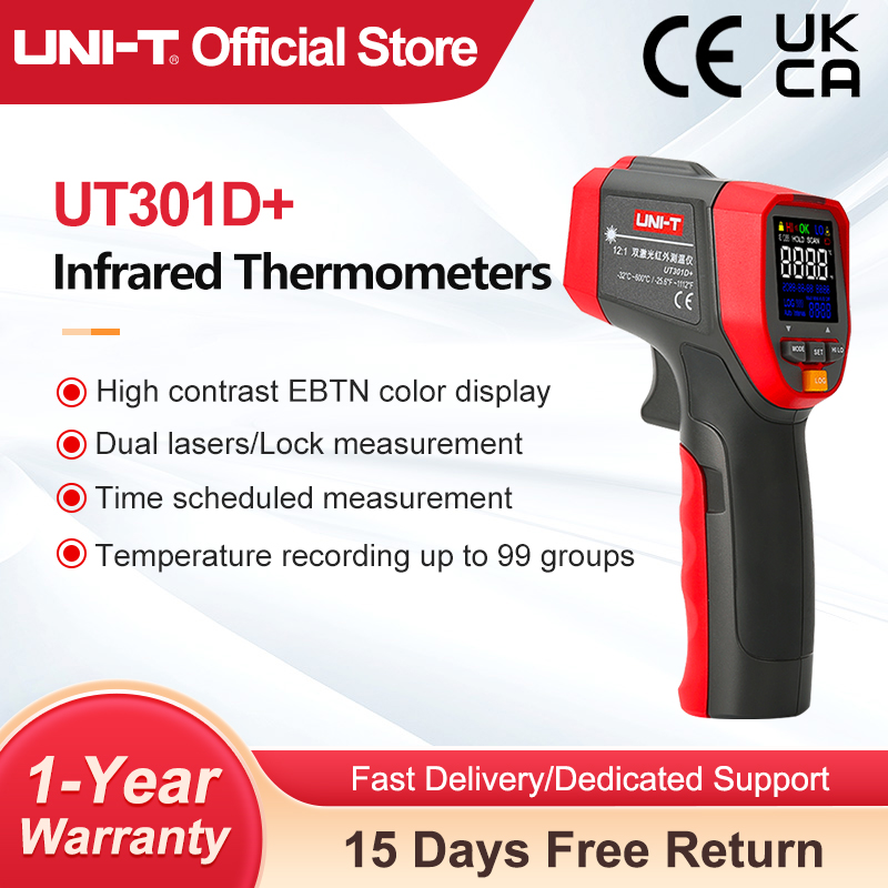 UNI-T Digital Infrared Thermom - Industrial Laser Thermometer Gun incelemesi ve fiyatı