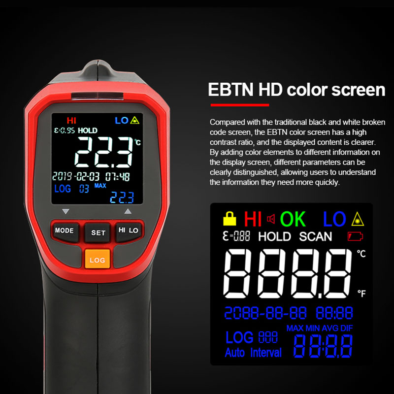 UNI-T Digital Infrared Thermom - Industrial Laser Thermometer Gun incelemesi ve fiyatı