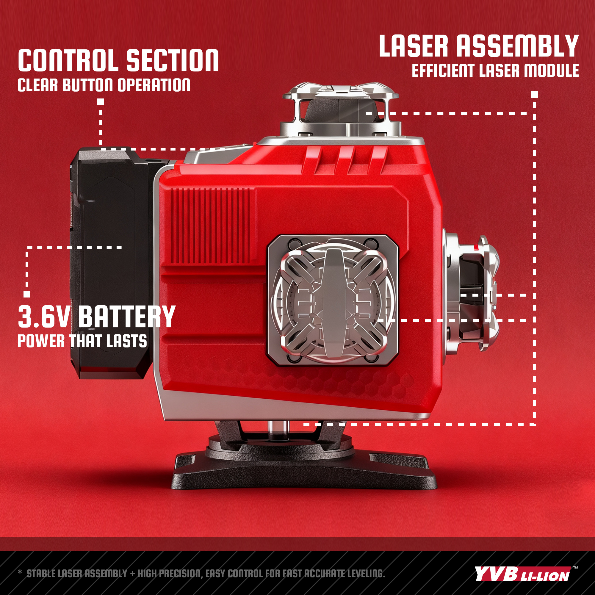 YEVOLT Industrial 16-Line Lase - Industrial Laser Line Generator incelemesi ve fiyatı