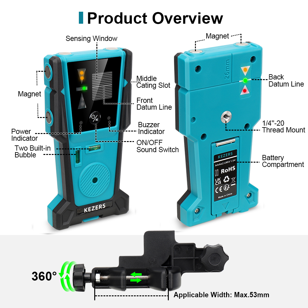 KEZERS Red Green Laser Level R - Industrial Green Laser incelemesi ve fiyatı