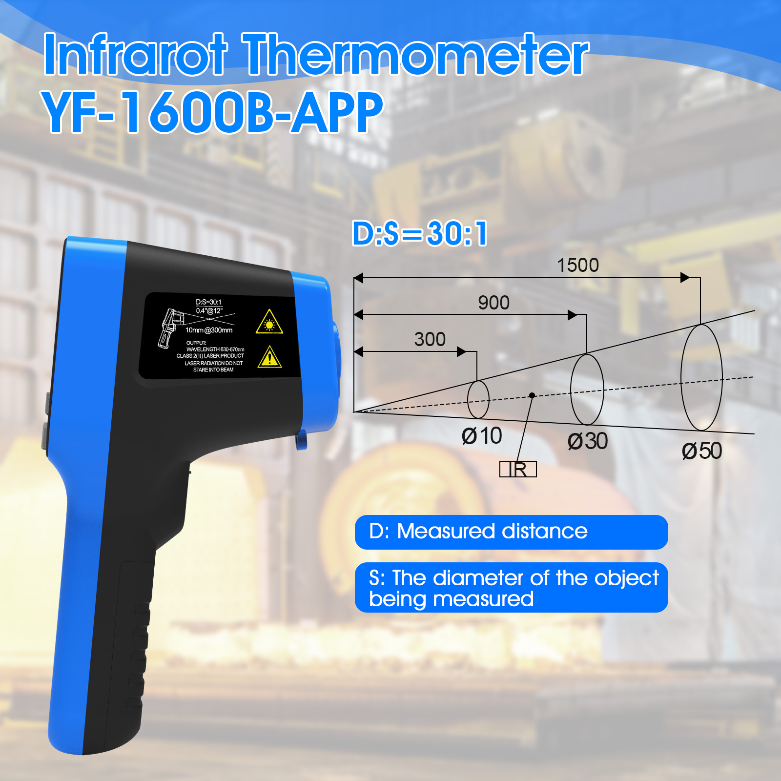 Industrial Thermometer Gun -50 - Industrial Laser Types incelemesi ve fiyatı
