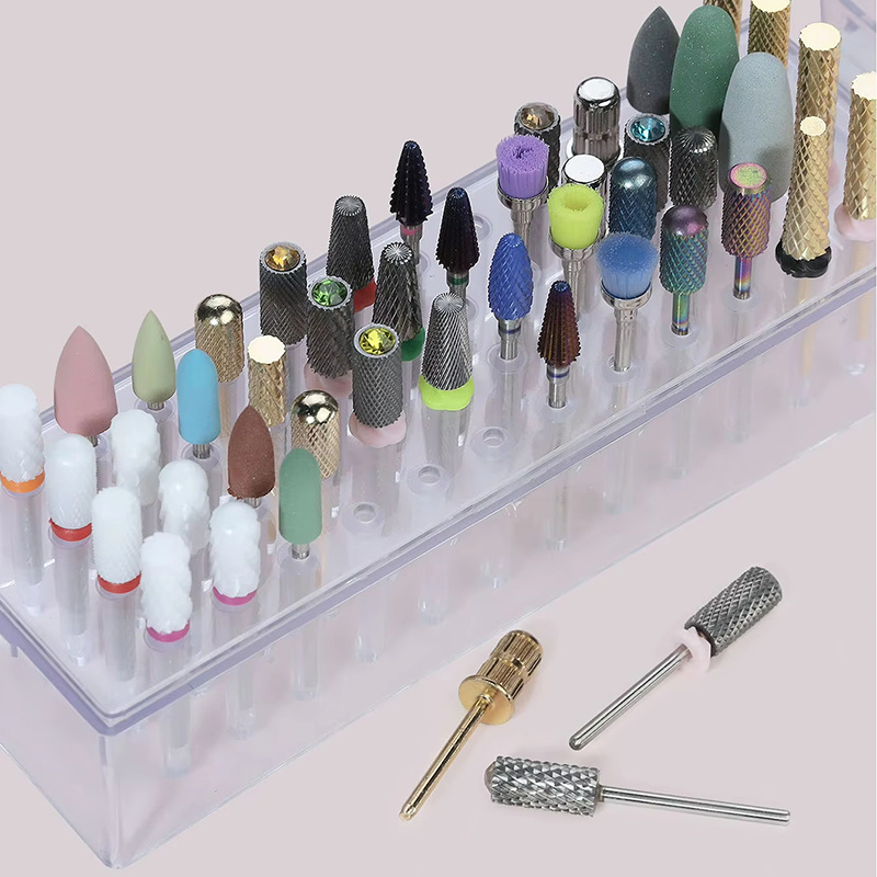 48 Holes Clear Nail Drill Bits - Acrylic Cutting Machine incelemesi ve fiyatı