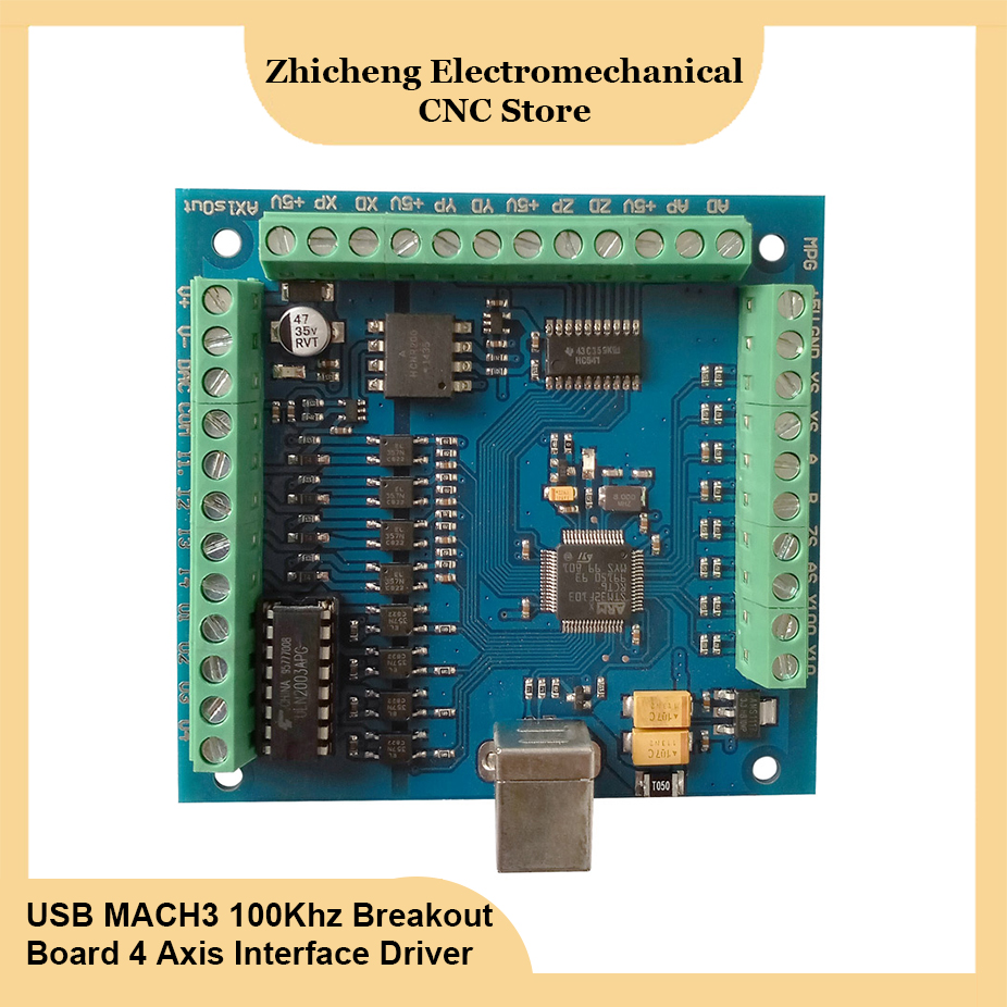 CNC Breakout board USB MACH3 e - Breakout Board Mach3 incelemesi ve fiyatı