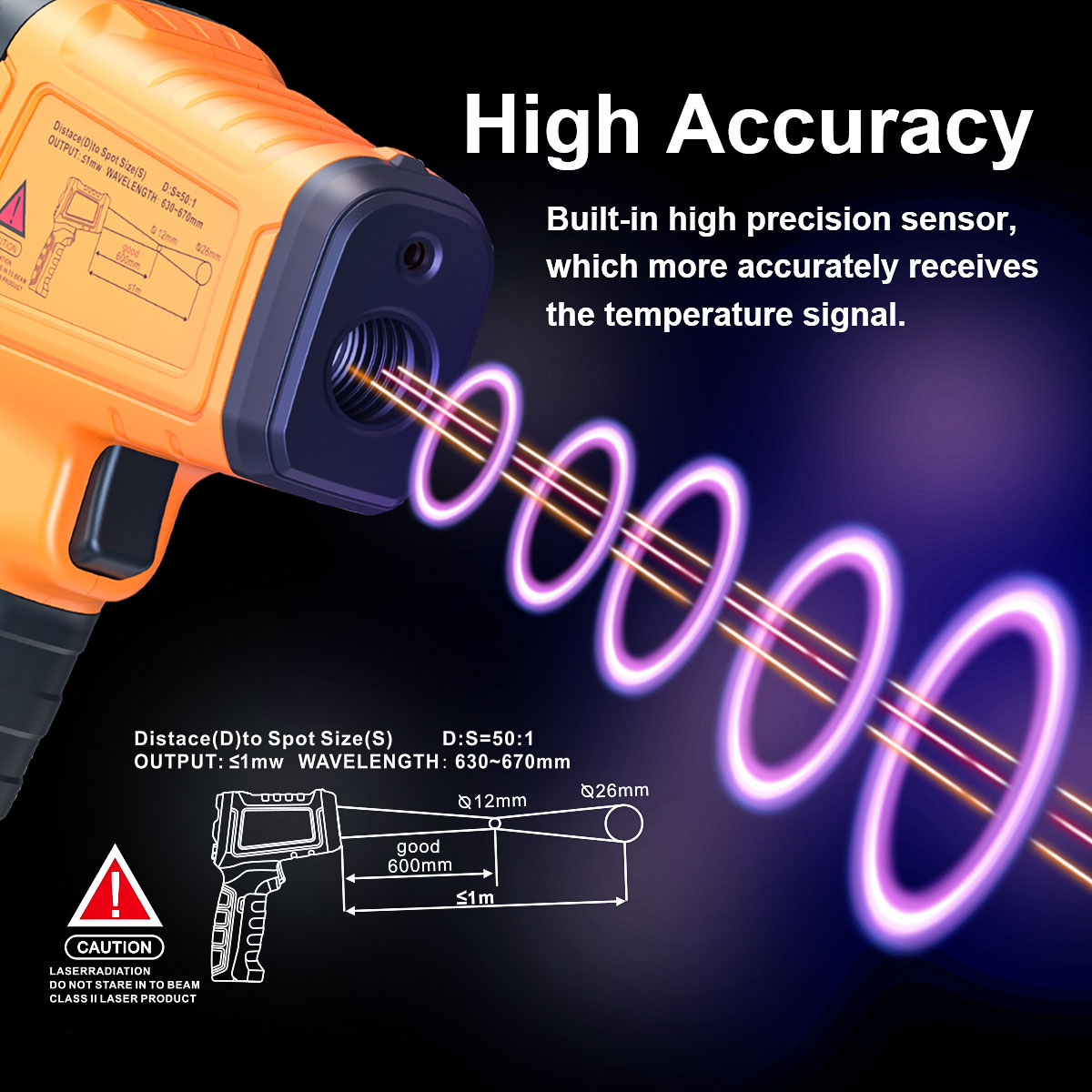 DT1000 DT1600 Infrared Thermom - Industrial Laser Thermometer Gun incelemesi ve fiyatı