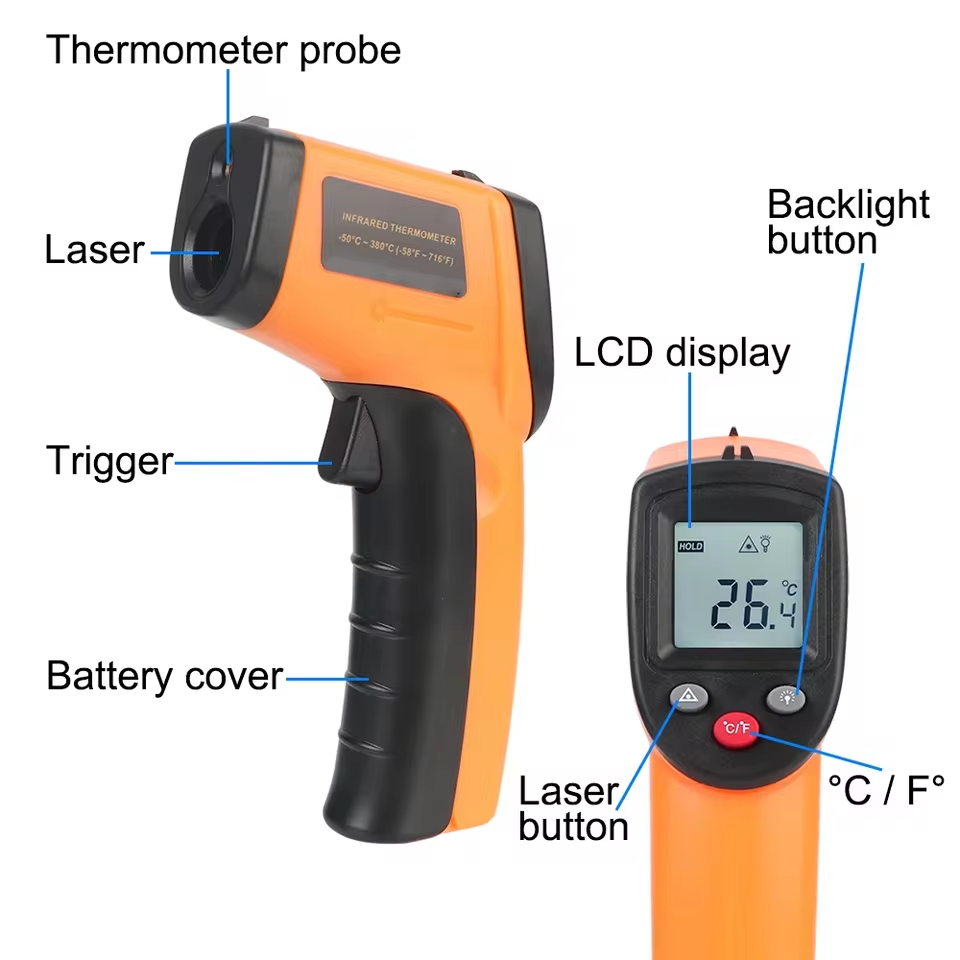 New T600 T600A Digital Infrare - Industrial Laser Thermometer Gun incelemesi ve fiyatı