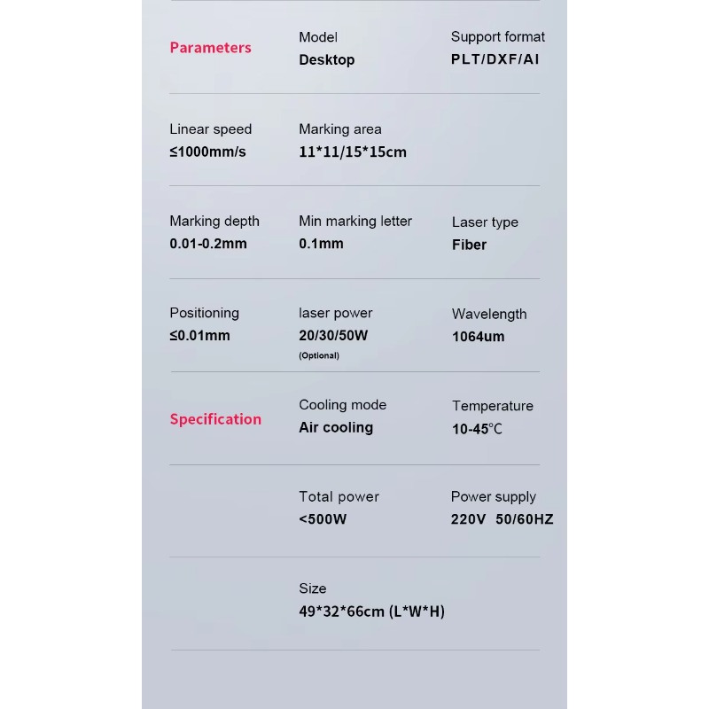 Split Type Fiber Laser Marker  - Industrial Laser Types incelemesi ve fiyatı