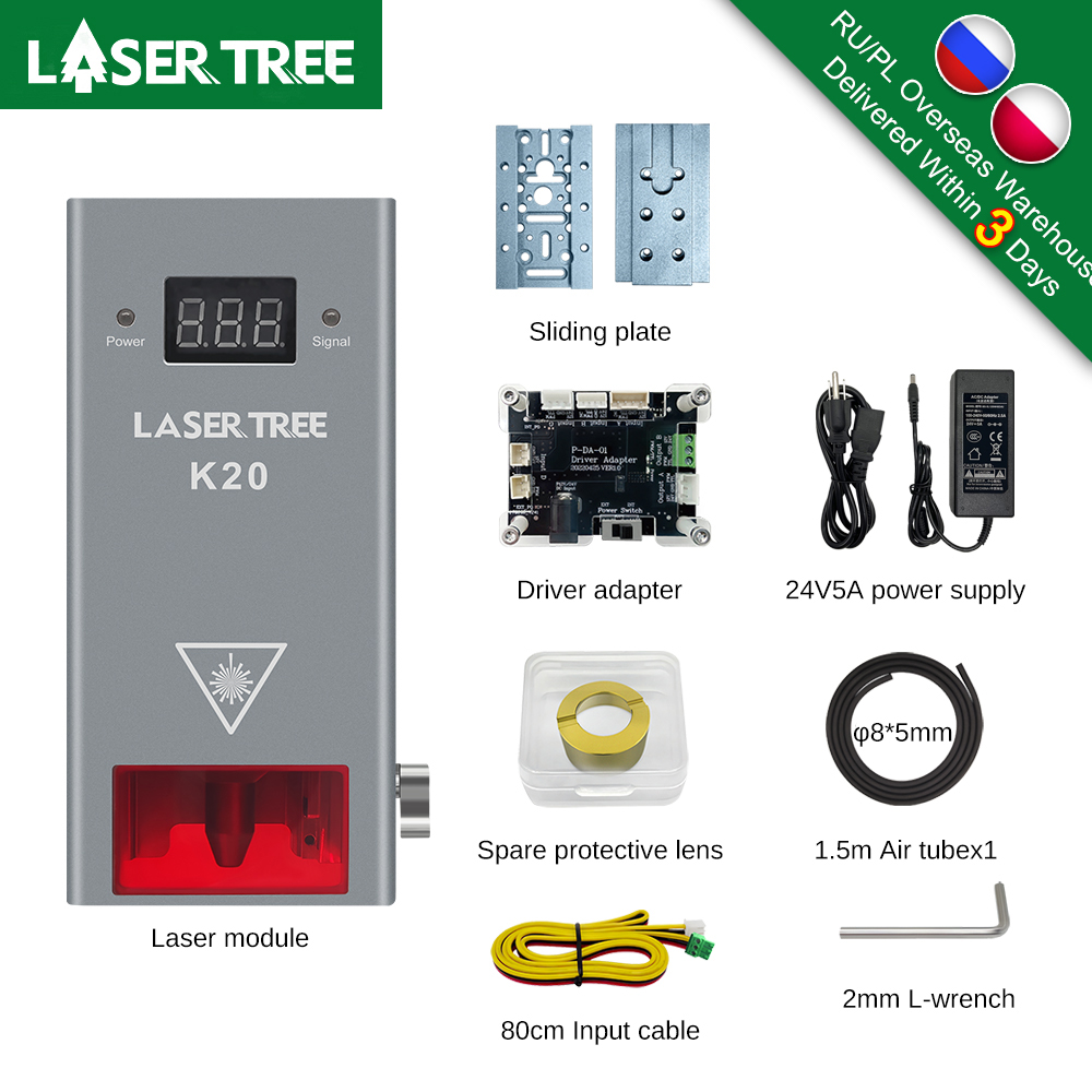LASER TREE 20W 10W 5W Optical  - Fiber Laser Source 20W incelemesi ve fiyatı