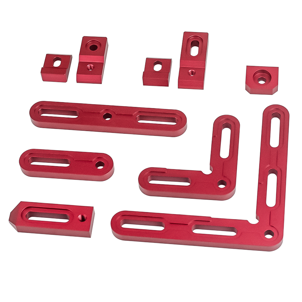90° CNC Corner Clamp Jig with  - Dust Shoe Cnc incelemesi ve fiyatı