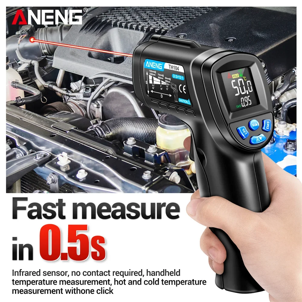 Infrared Thermometer Industria - Industrial Laser Thermometer Gun incelemesi ve fiyatı