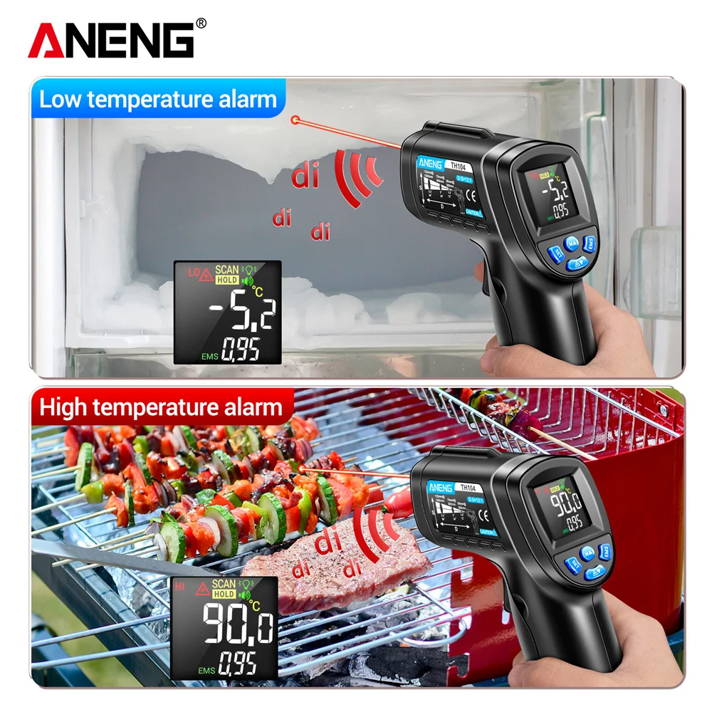 Infrared Thermometer Industria - Industrial Laser Thermometer Gun incelemesi ve fiyatı