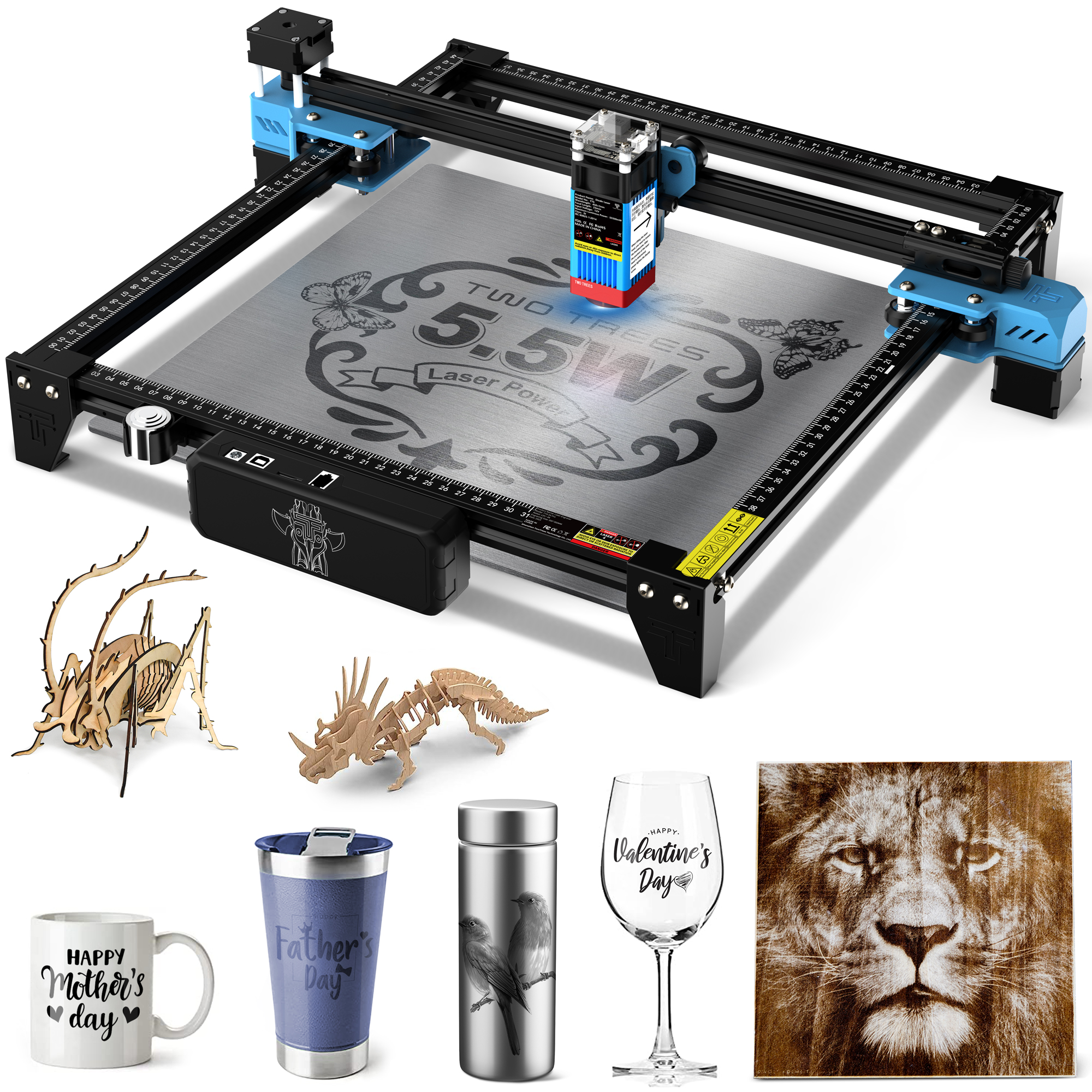 TwoTrees TTS-55 PRO CNC Laser  - Acrylic Cutting Machine incelemesi ve fiyatı