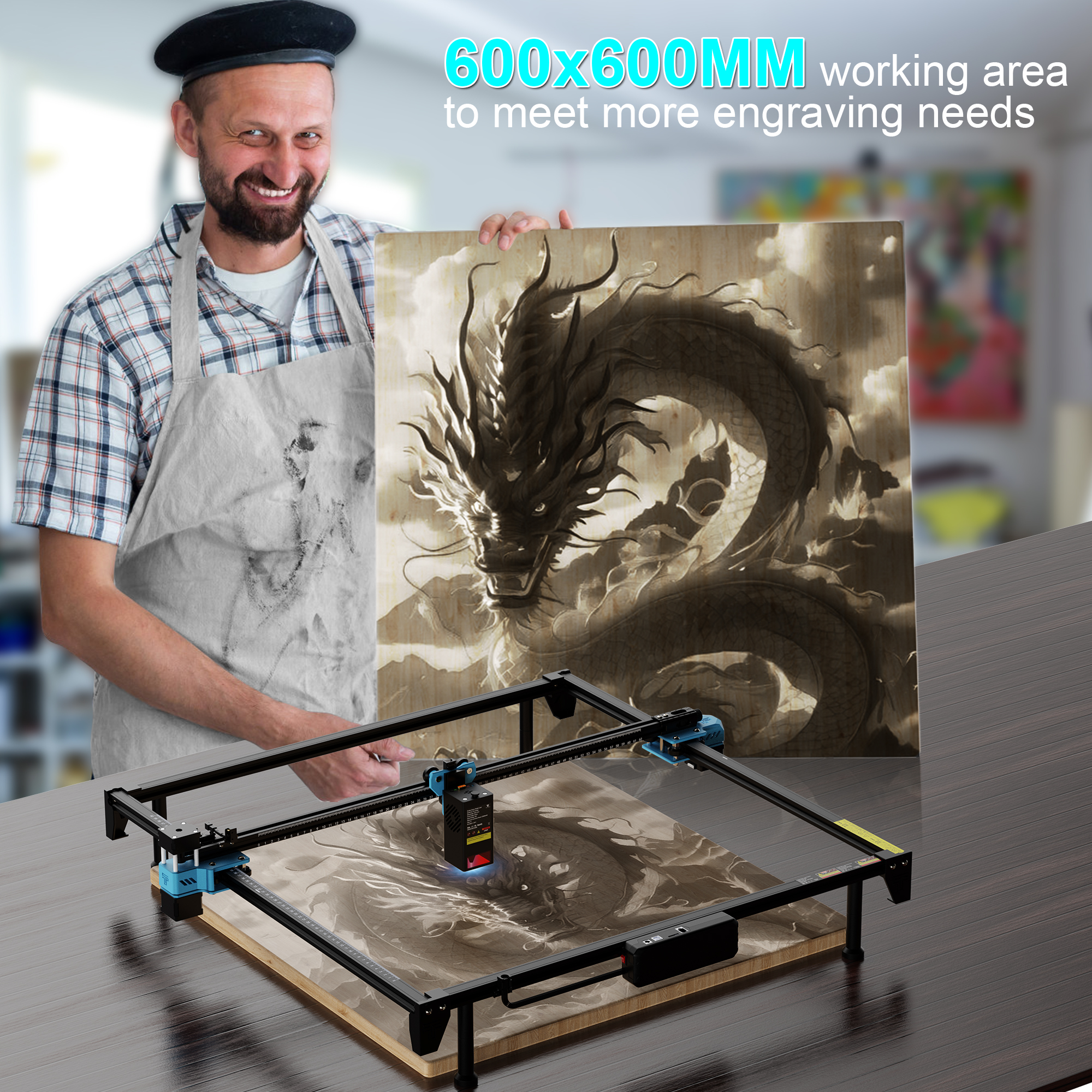 TWOTREES TTS-20 Max 20W Laser  - Acrylic Cutting Machine incelemesi ve fiyatı