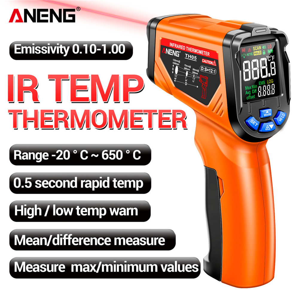 ANENG TH05 Infrared Thermomete - Industrial Laser Thermometer Gun incelemesi ve fiyatı