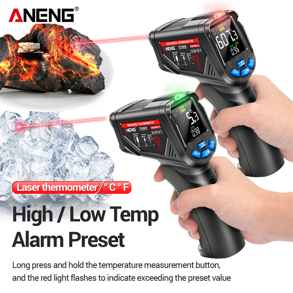 ANENG TH05 Infrared Thermomete - Industrial Laser Thermometer Gun incelemesi ve fiyatı