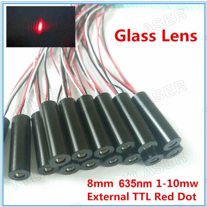 External TTL 8mm 635nm Red Dot - Industrial Laser Pointer incelemesi ve fiyatı