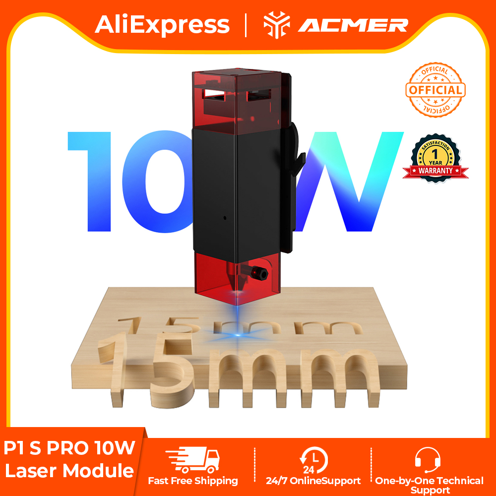 ACMER 10W Laser Head Upgrade K - Acrylic Cutting Machine incelemesi ve fiyatı