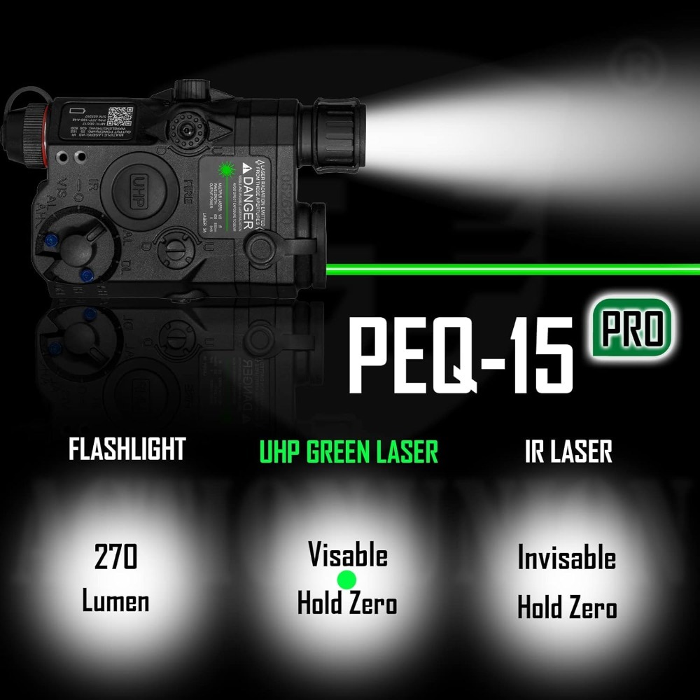 PEQ-15 Airsoft Red Green Dot L - Industrial Green Laser incelemesi ve fiyatı