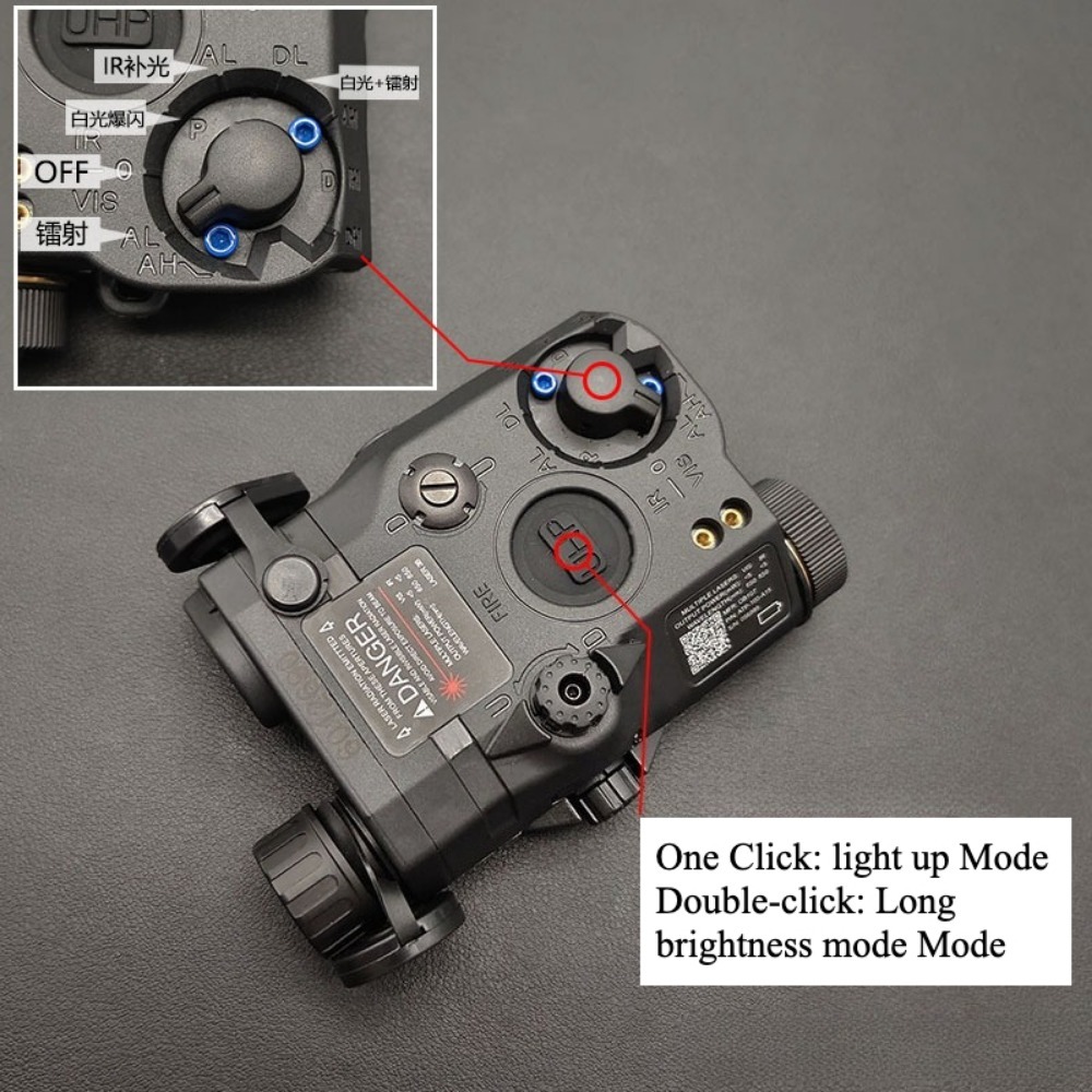 PEQ-15 Airsoft Red Green Dot L - Industrial Green Laser incelemesi ve fiyatı