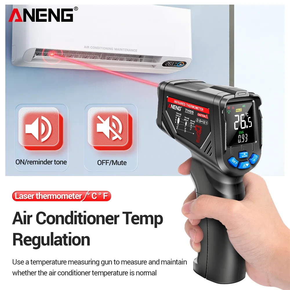 Infrared Thermometer Digital N - Industrial Laser Thermometer Gun incelemesi ve fiyatı
