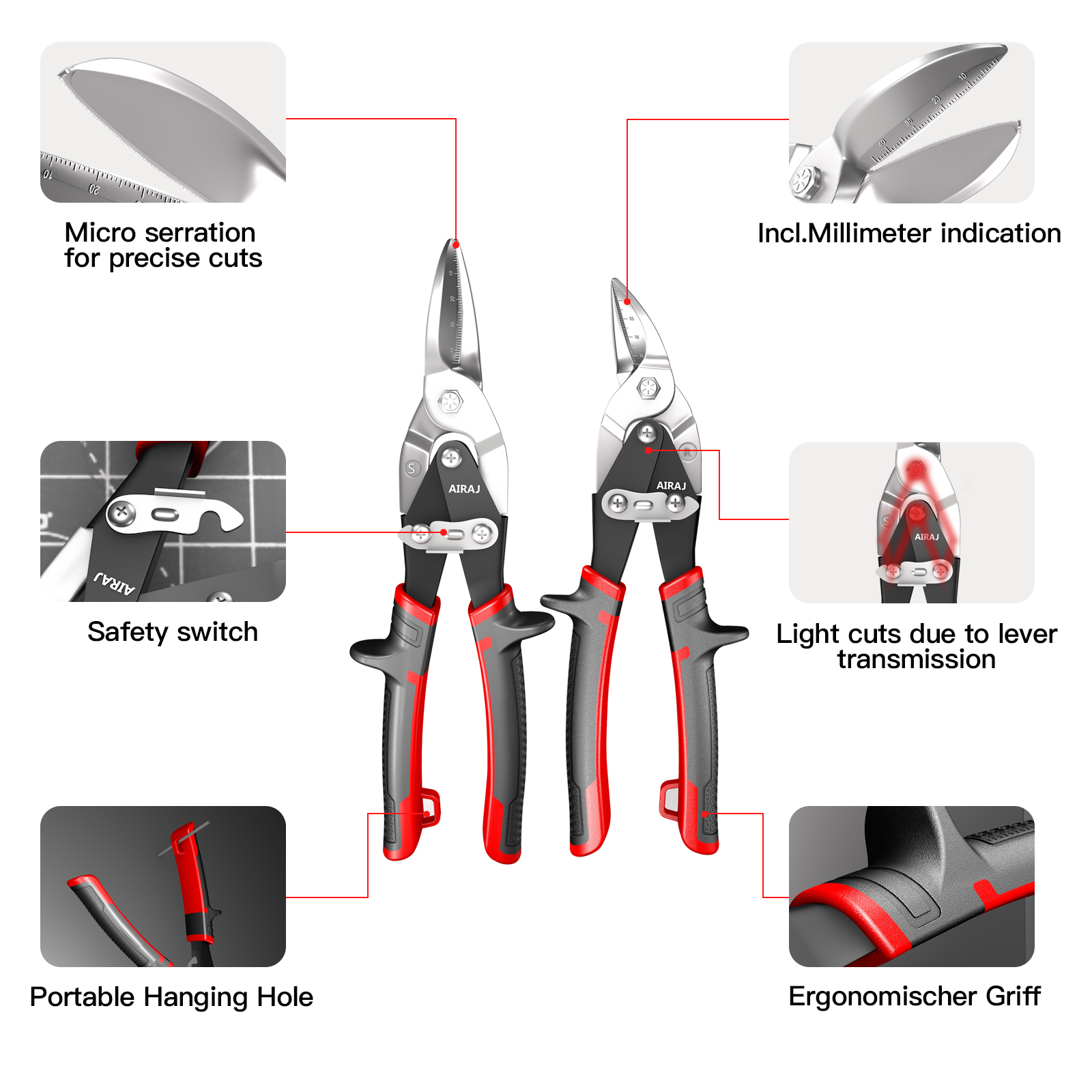 AIRAJ  Aviation Scissor Tin Sn - Industrial Laser Cutters incelemesi ve fiyatı