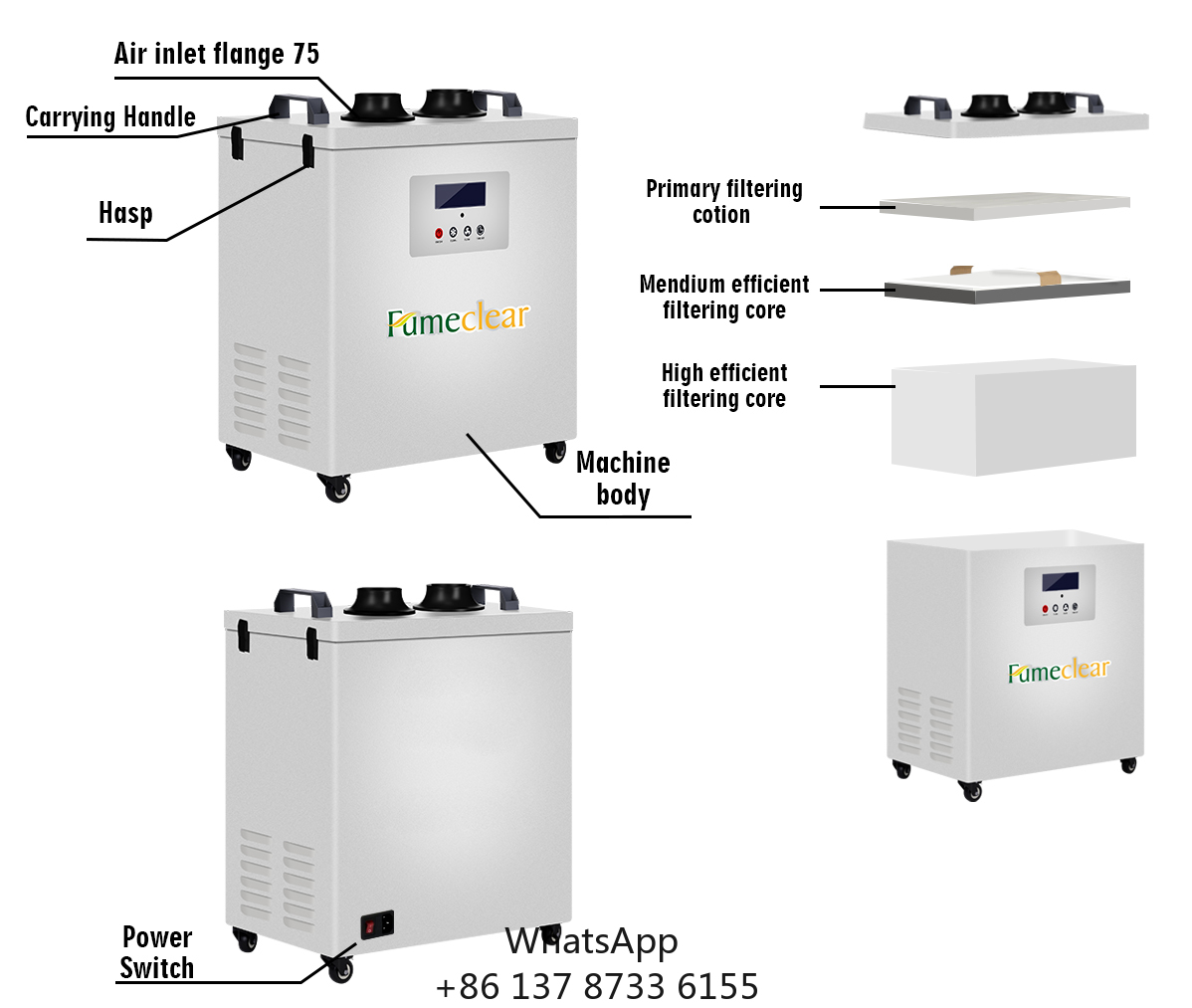 CE Approved Portable Fume Extr - Industrial Laser Cutters incelemesi ve fiyatı